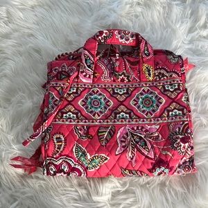Pink Vera Bradley toiletries travel bag